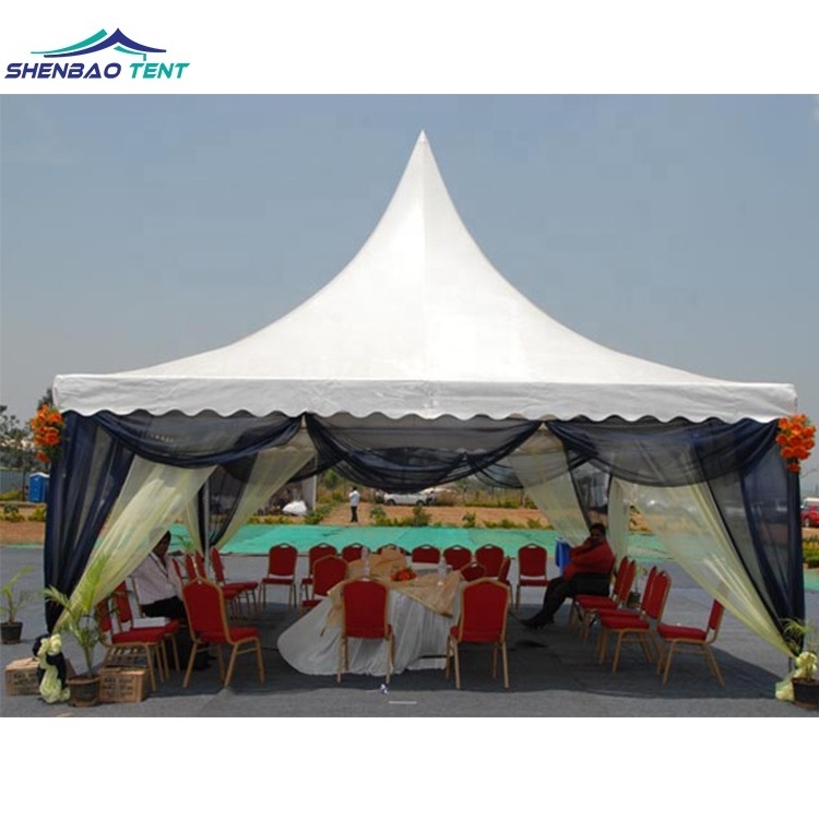 Removable mobile gazebo pagoda tents 10x10ft 20x20ft 30x30ft with waterproof pvc canopy