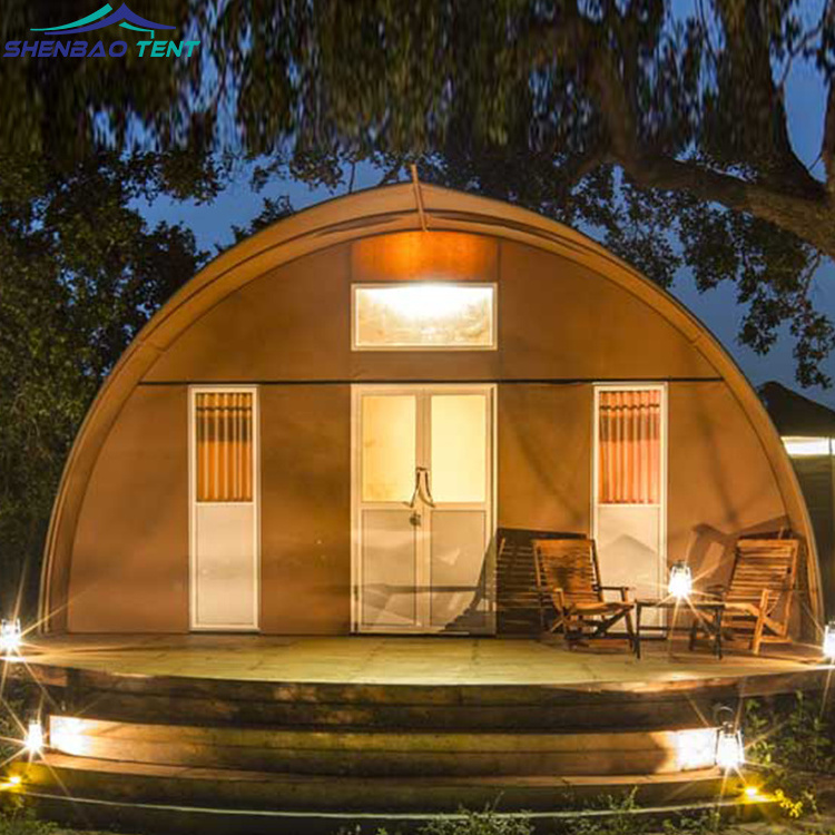 Hot luxury cocoon glamping tent hotel camping accommodation glamping economy Tents For Outdoor