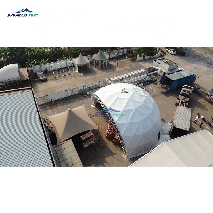 Large Truss Structures half sphere geodesic dome tent for event