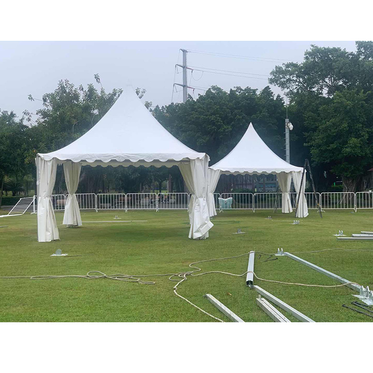 Outdoor large  industrial portable gazebo sport tent 3x3m 5x5m with white canopy