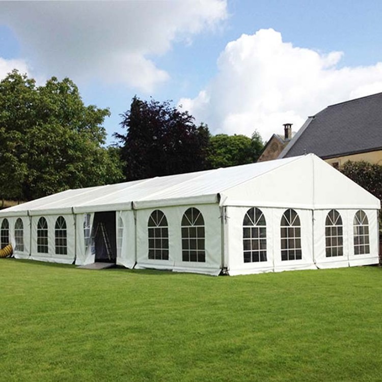 Heavy Duty Outdoor Canopy Event Tent PVC Luxury  Hotel Waterproof  Marquee Tent Aluminum Warehouse Storage Trade Show Tent