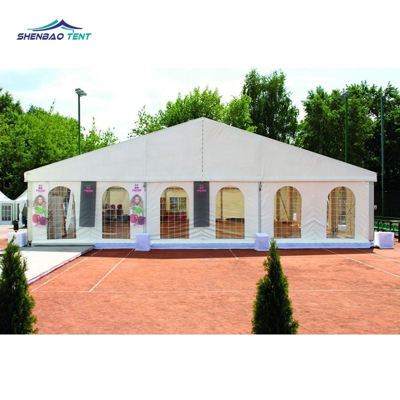 Morden style luxury waterproof outdoor large 20x30 white party wedding event marquee tent