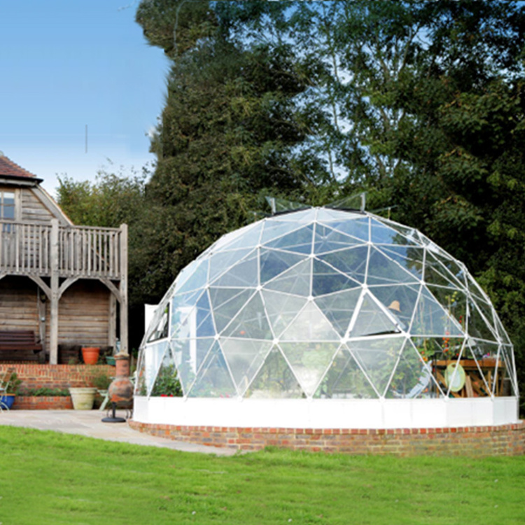 3m/4m/5m Luxury Outdoor Transparent Hotel Cafe Plastic Clear Dome House Garden Igloo Waterproof UV Protection Dome