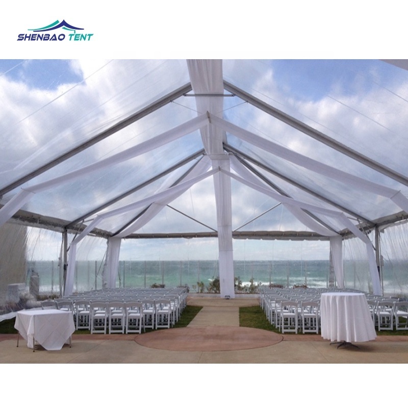 Morden style luxury waterproof outdoor large 20x30 white party wedding event marquee tent