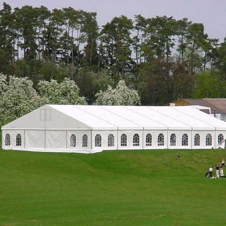 Heavy Duty Outdoor Canopy Event Tent PVC Luxury  Hotel Waterproof  Marquee Tent Aluminum Warehouse Storage Trade Show Tent