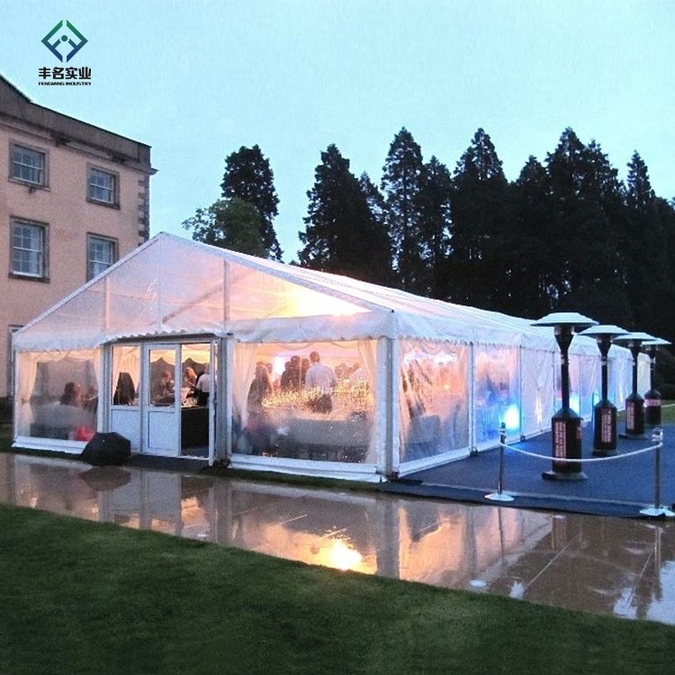 Aluminum Frame PVC Cover Marquee tent for Wedding Party Events Exhibition Church Festival Catering Marriage from Guangzhou China