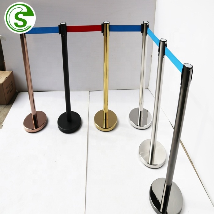 Hot Sale Crowd Control Safe barrier Barrier Railing Rope Stanchion Rope Stanchions