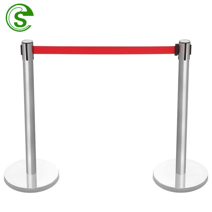 Retractable stanchion poles Queue Manager Barricades for sale