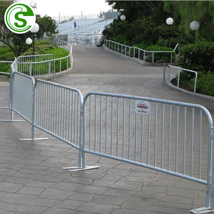 Portable concert events metal used removable galvanized temporary fence