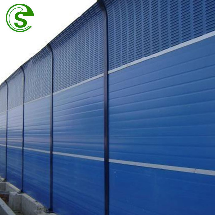 Used for commercial street clear sound proof fence panels shopping mall acrylic acoustic noise barriers