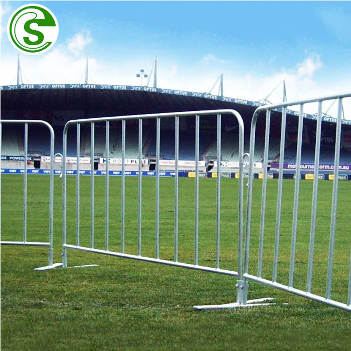 Portable concert events metal used removable galvanized temporary fence