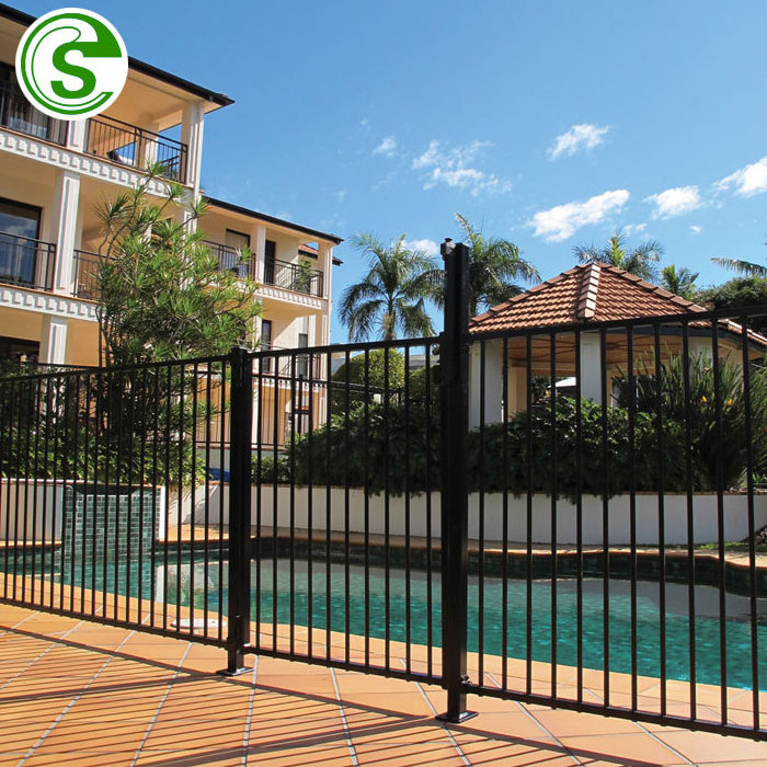 Garden Swimming Pool Flat Top Fence Australia Aluminum Garden Fence Panels