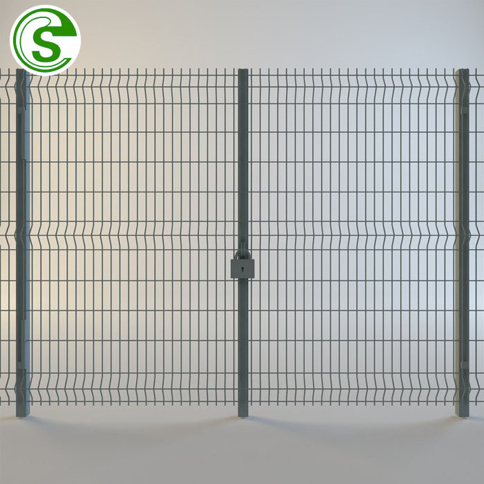 Hot sale high quality galvanized PVC coated fence horse outdoor wire garden fence panel 3d Nylofor panel fence