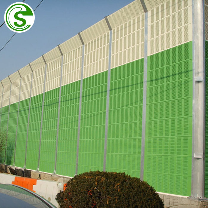 Used for commercial street clear sound proof fence panels shopping mall acrylic acoustic noise barriers