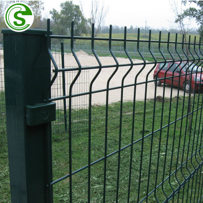 Commercial Galvanized Rigid home outdoor fencing Pvc Coated Welded Wire Mesh Fence For Boundary Wall 3d Nylofor panel fence