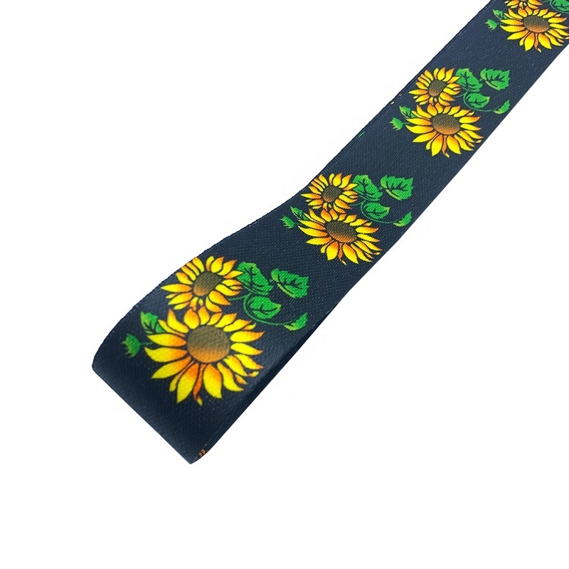 Custom 1inch 2 inch Heat Transfer Printing Sublimation Polyester Webbing Nylon Webbing for Bag Belt