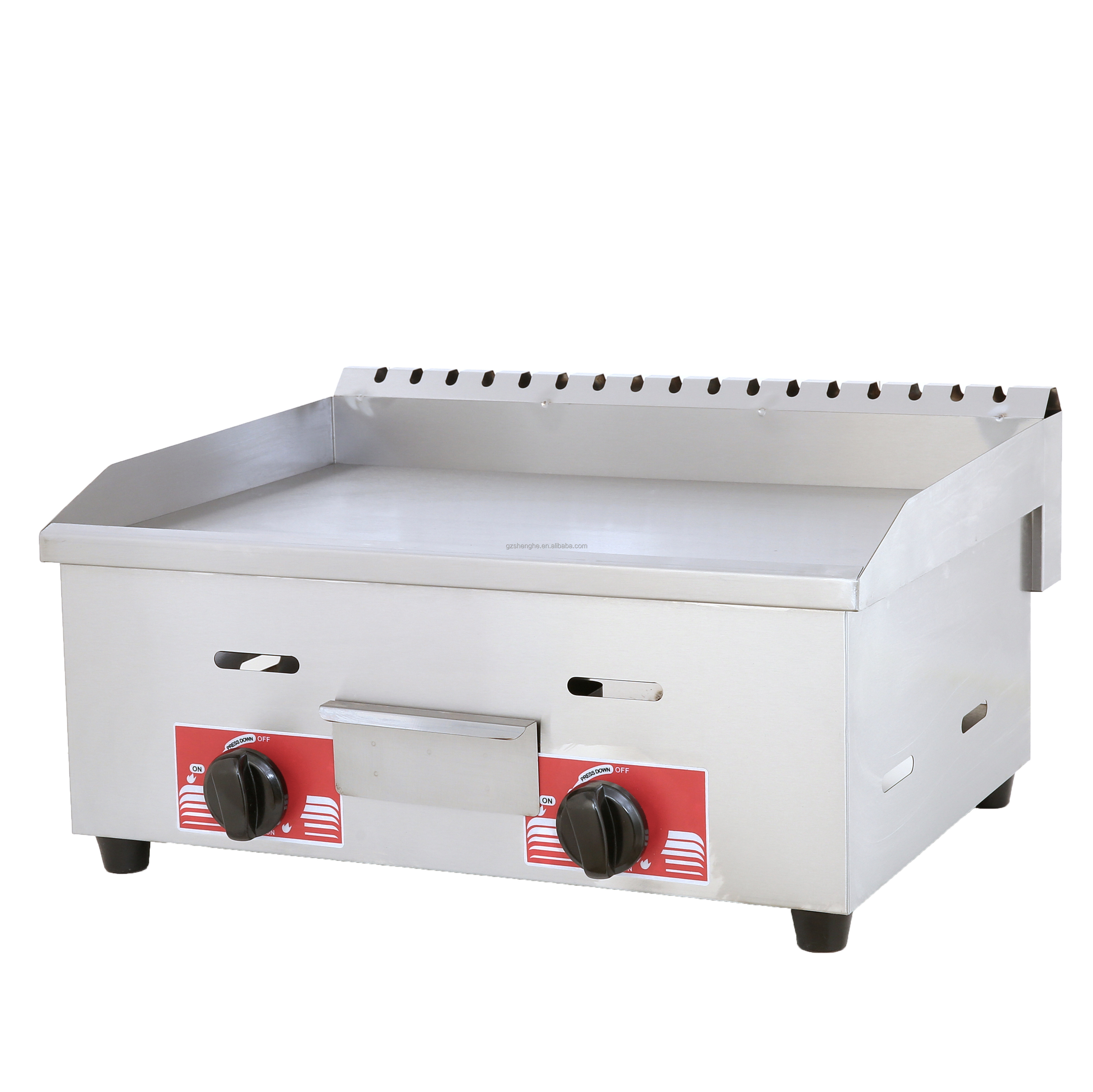 Commercial Restaurant Equipment Stainless Steel Flat Squid Steak Smart Gas Griddle Grill