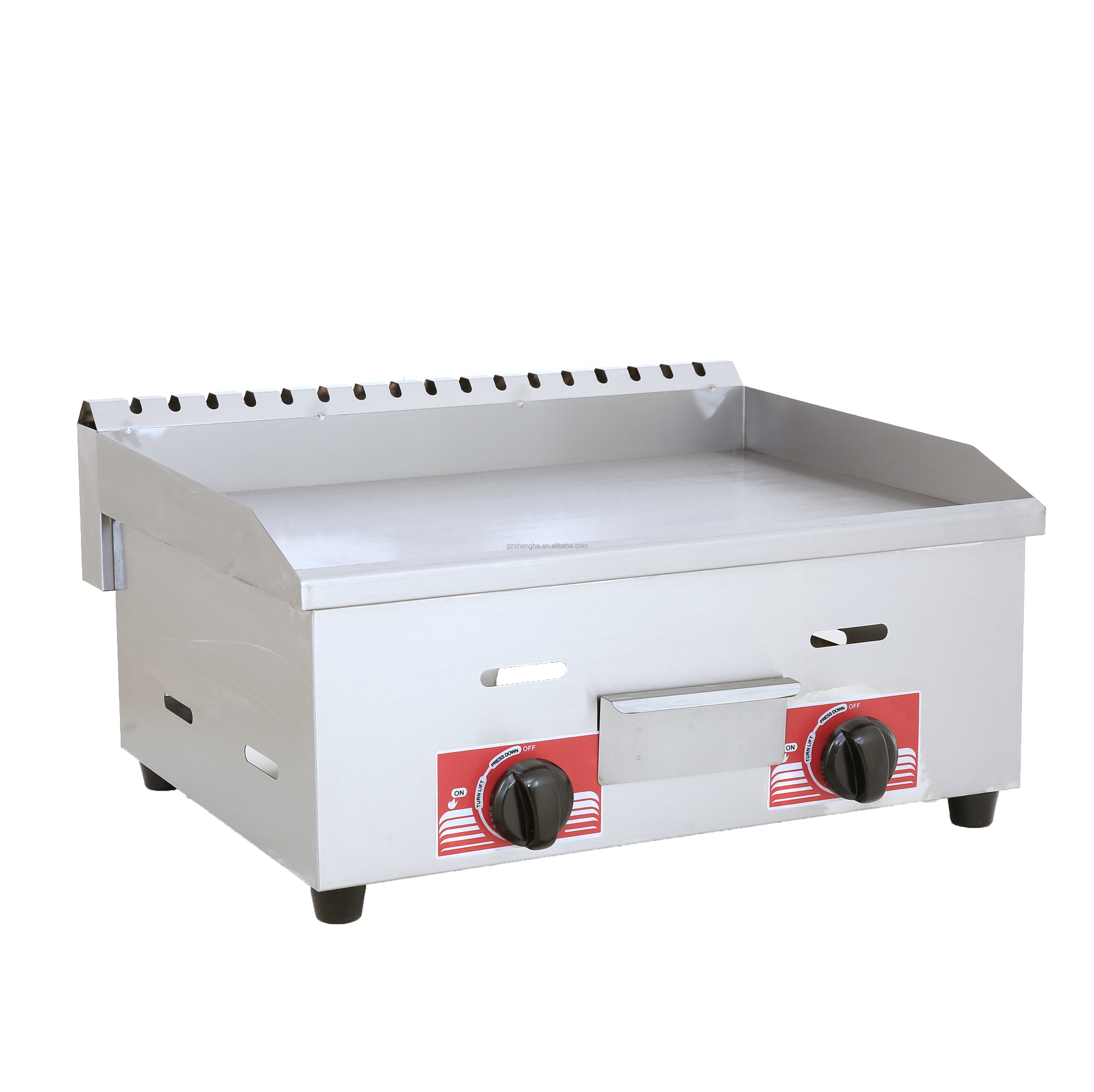 Commercial Restaurant Equipment Stainless Steel Flat Squid Steak Smart Gas Griddle Grill