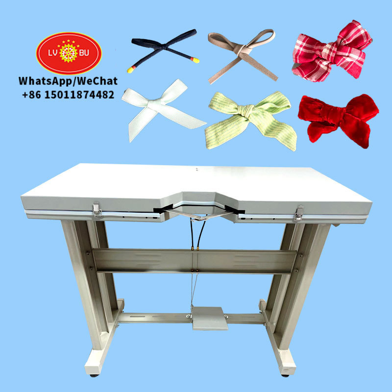 Automatic  butterfly hair bow making machine Underwear Bows Machinery Manual ribbon bow forming machine