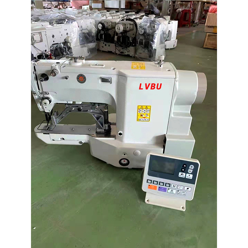 LVBU computer sewing machine  for shoes  Electronic button attaching 430D bartacking looper stitch sewing machine