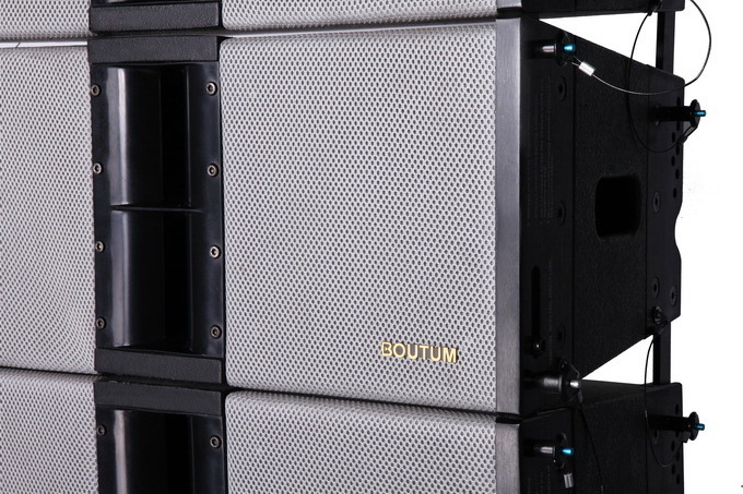 BOUTUM i-3000ND indoor two way passive dual 8 inch actrve line array