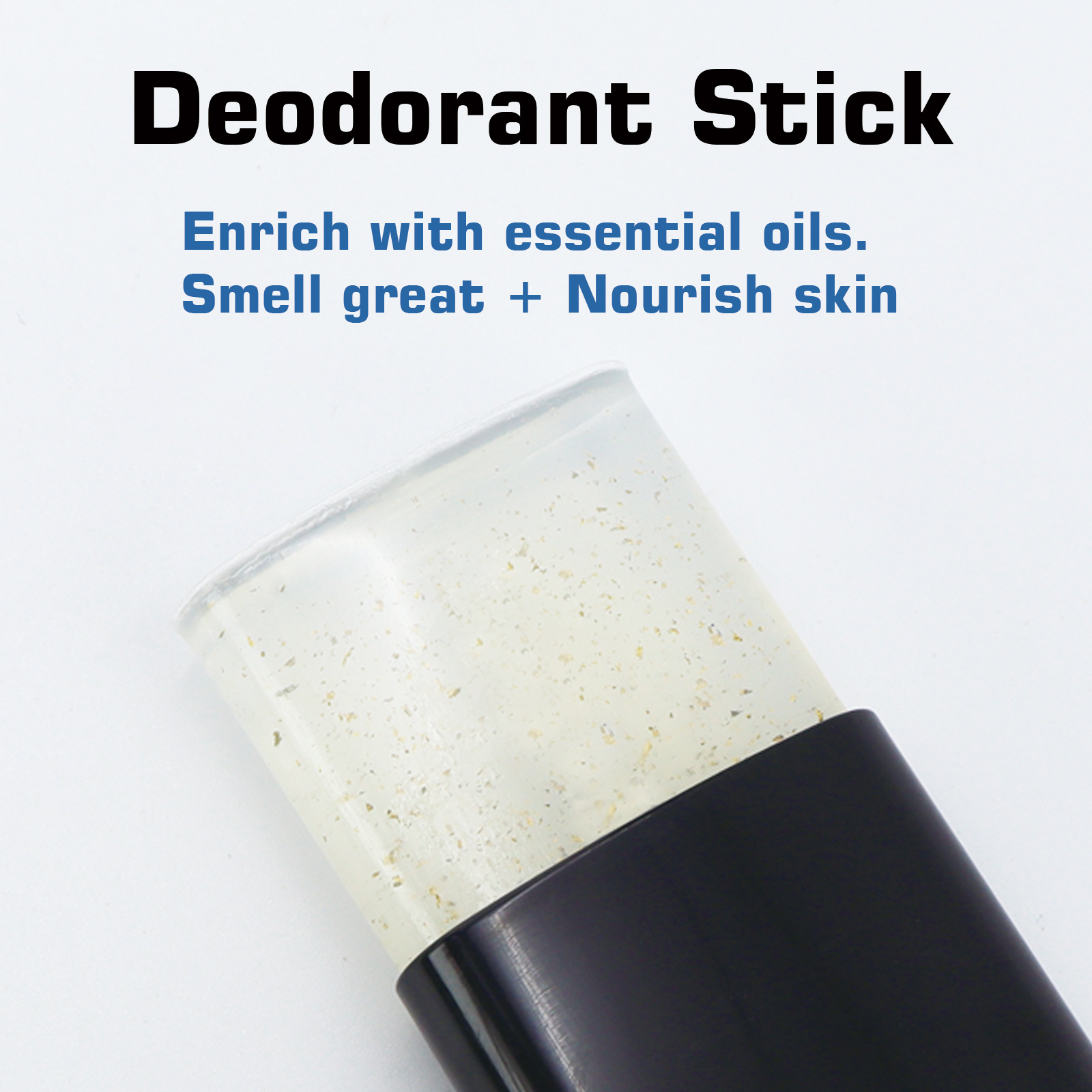 Solid Sandalwood Body Deodorant & Antiperspirant Stick with Gold Leaf Cream Underarm Cream