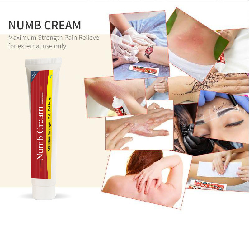 Private Label Skin Care Numbing Cream Long Lasting Body Tattoo Numb Cream