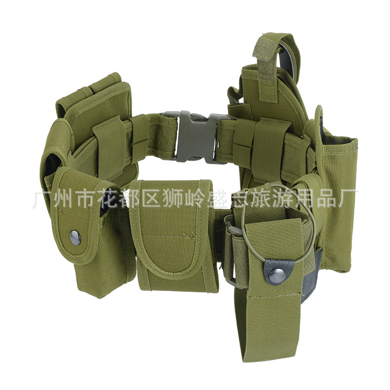 Tactical Vest with Waist Seal 10-Piece Outdoor Training Equipment Waterproof Multi-Function Security Belt