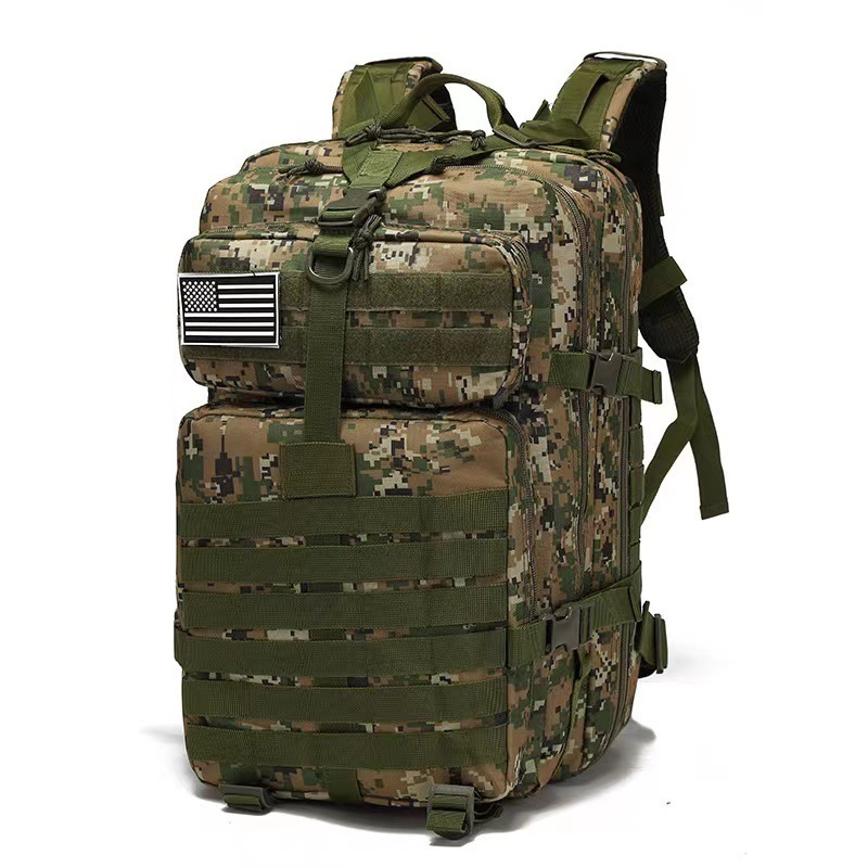 Wholesale large capacity outdoor sports bag travel  hiking waterproof 45l Tactical backpack