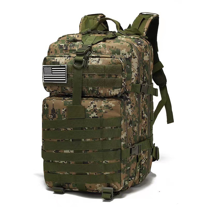 New design large capacity outdoor sports bag professional pack travel hiking waterproof camo  backpack