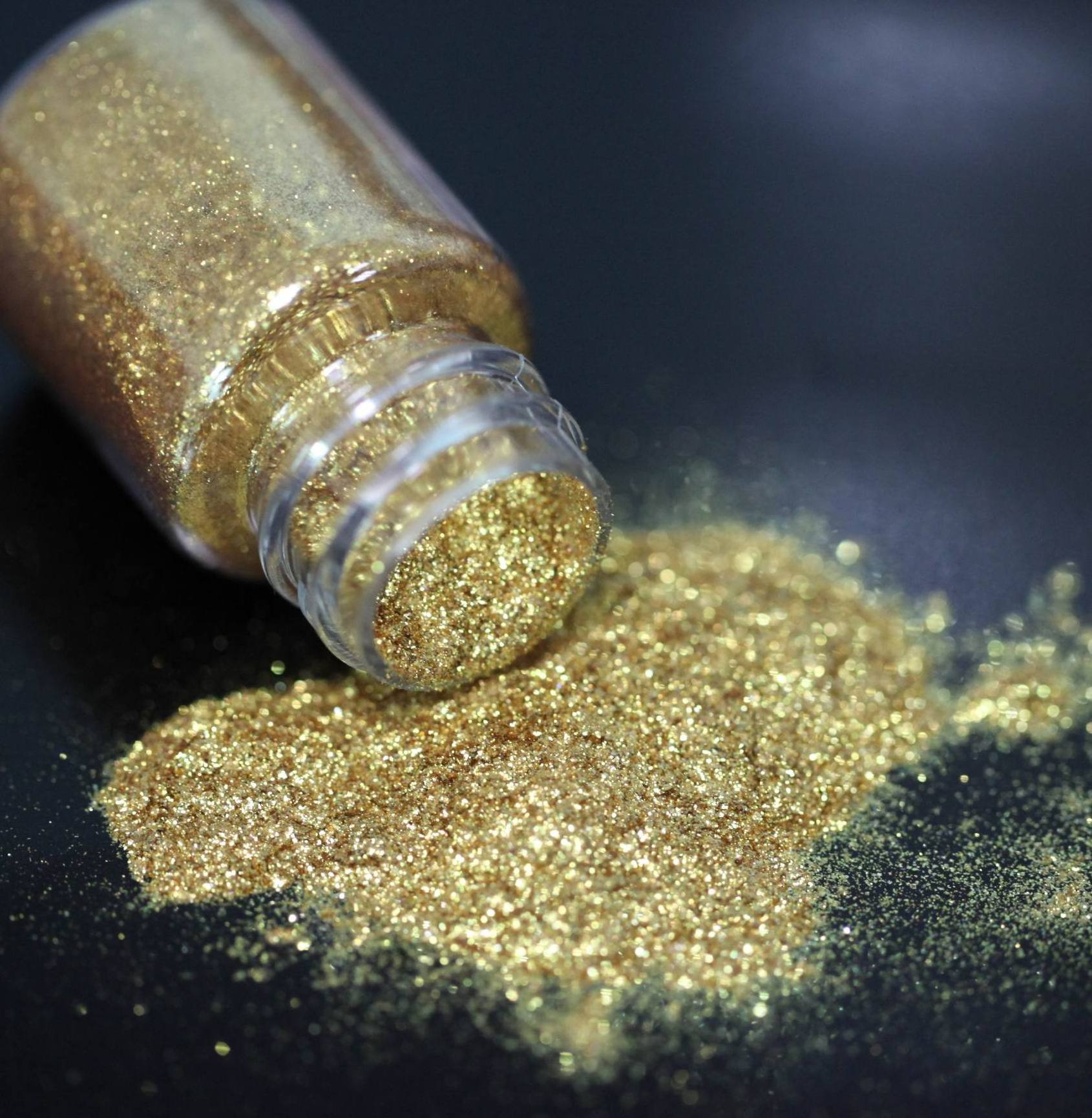 Diamond gold glass flake luster pearl effect pigment