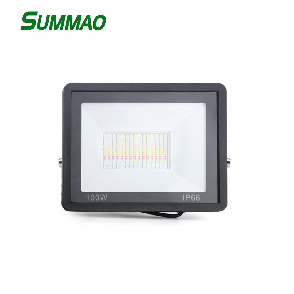 LED Floodlight 30W RGB Flood Light APP Outdoor RGB Smart Floodlight 220V Spotlight IP66 LED Smart Light