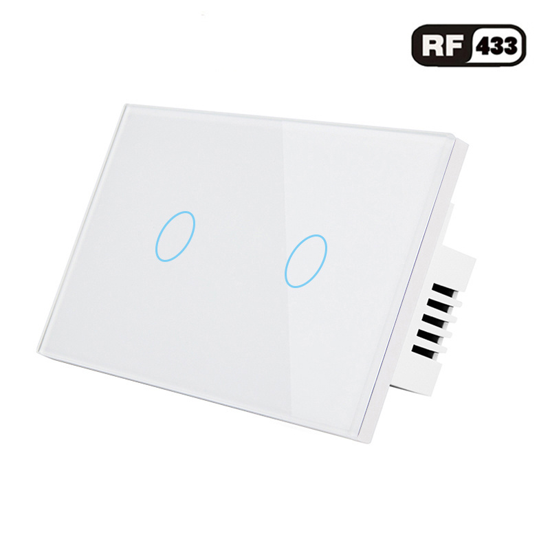 Wireless Digital Modern Remote Control Smart Wall Light Switches On Off Uk Eu Usa Standard WiFi power Switch For Homes