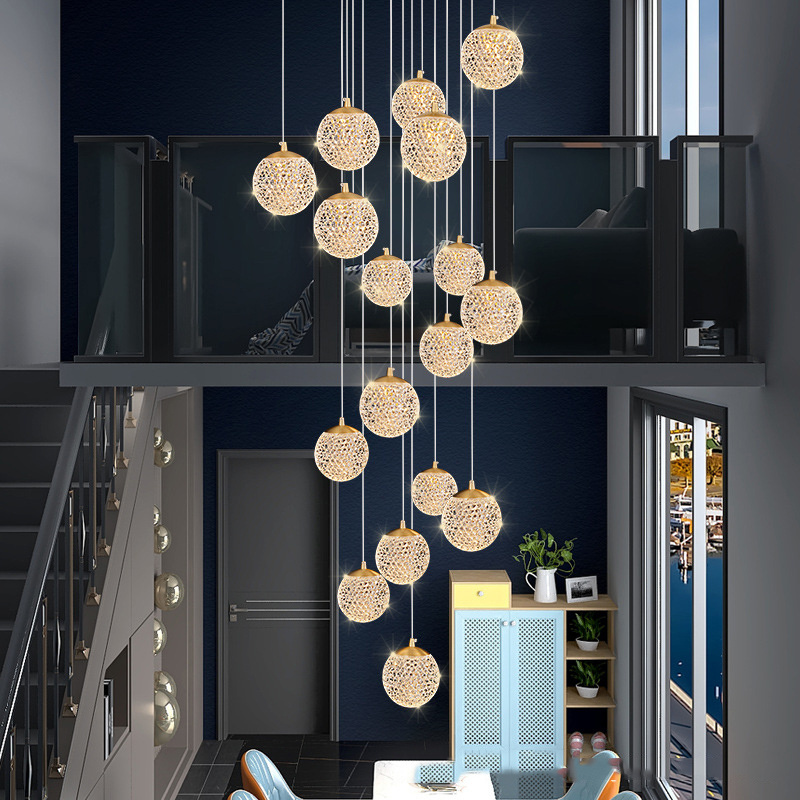 Modern Ashtray Crystal Chandelier And Round Glass Chandelier Are Suitable For Restaurants, Kitchens And Luxury Islands