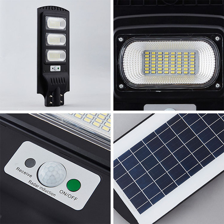 Fast Shipping Commercial Lights Lamp 30W 60W 90W Remote Control Dusk to Dawn Sensor Outdoor LED Solar Led Street Light