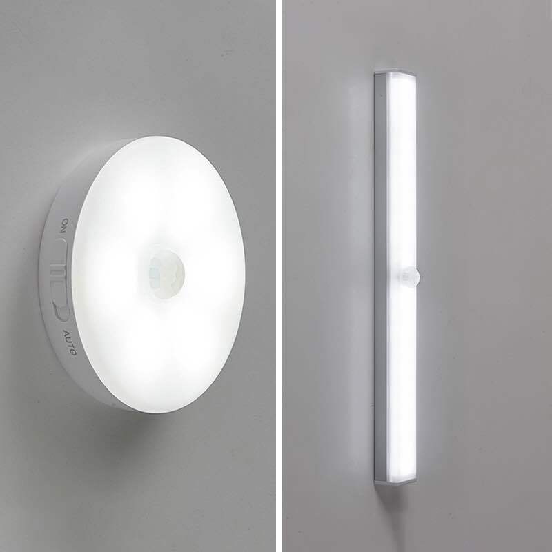 Motion-activated magnetic wireless ABS With Battery 6 led motion sensor led night light