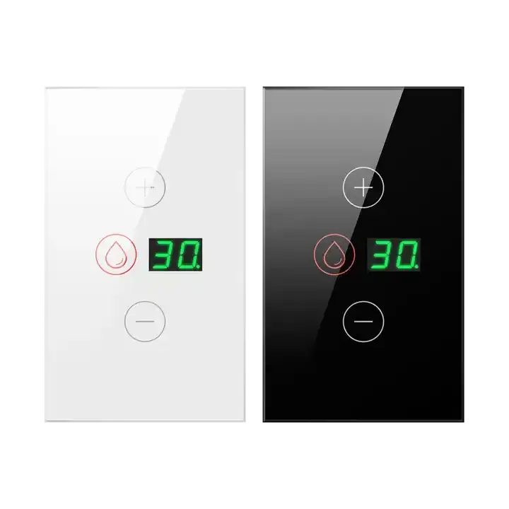 2024 Newest Tuya Smart Touch 16A Wifi Smart Boiler Switch Alexa Voice Control Water Heater Switch