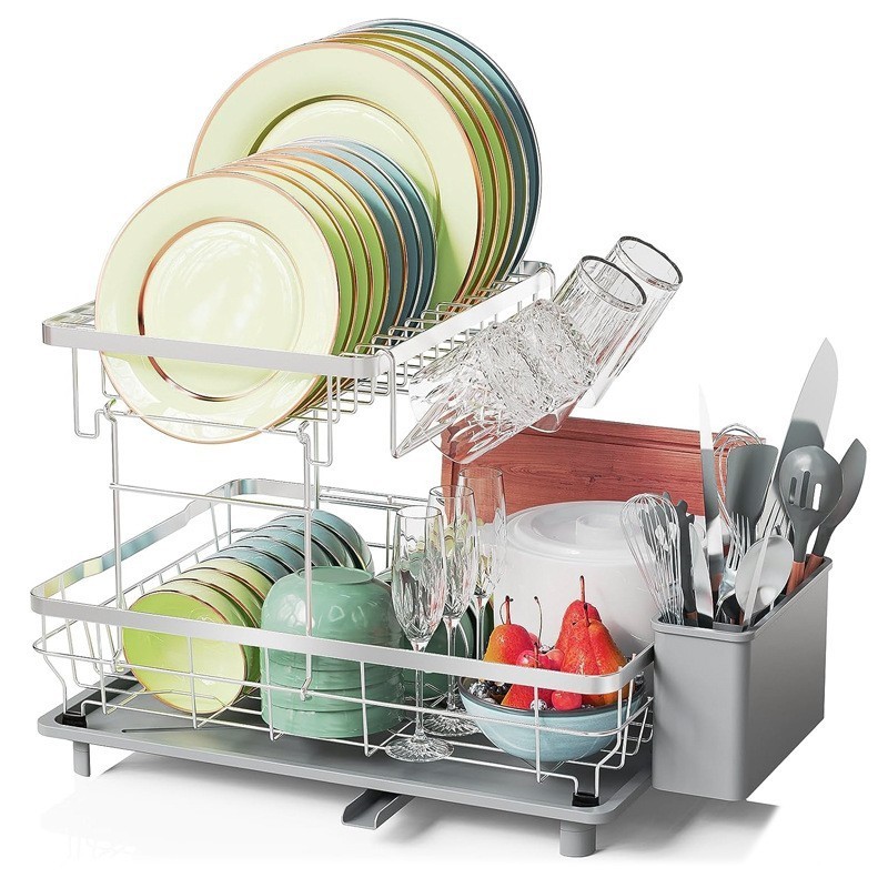 Customized kitchen drain rack, multi-functional sink storage rack, household kitchen utensils, tableware  storage rack