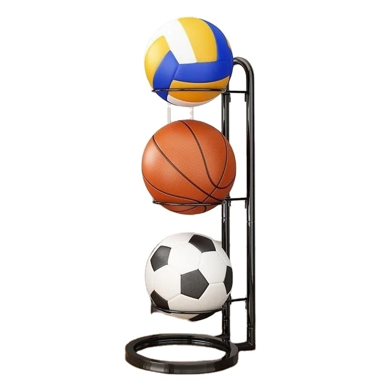 Hot sale basketball storage rack home simple football volleyball finishing storage basket children's ball display rack