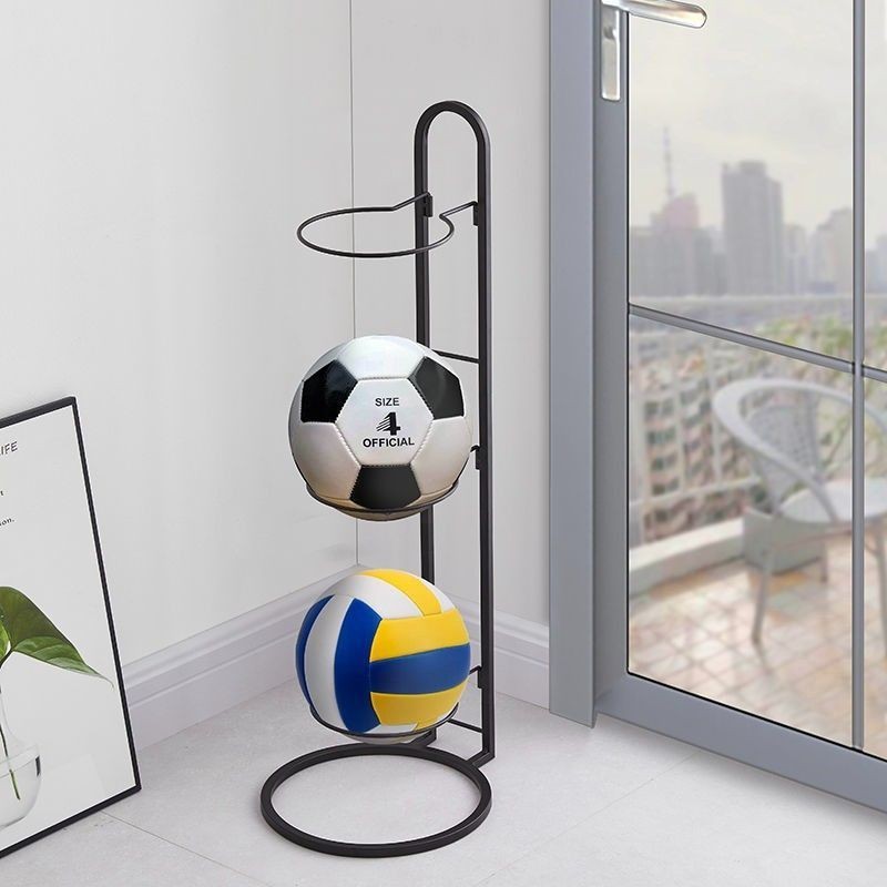 Hot sale basketball storage rack home simple football volleyball finishing storage basket children's ball display rack