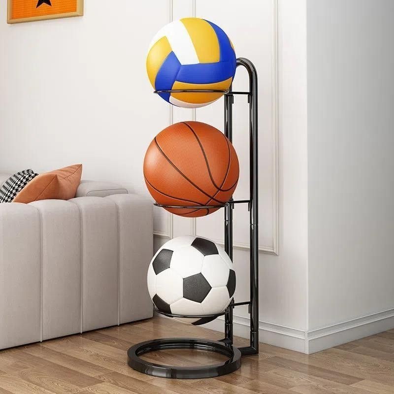 Hot sale basketball storage rack home simple football volleyball finishing storage basket children's ball display rack