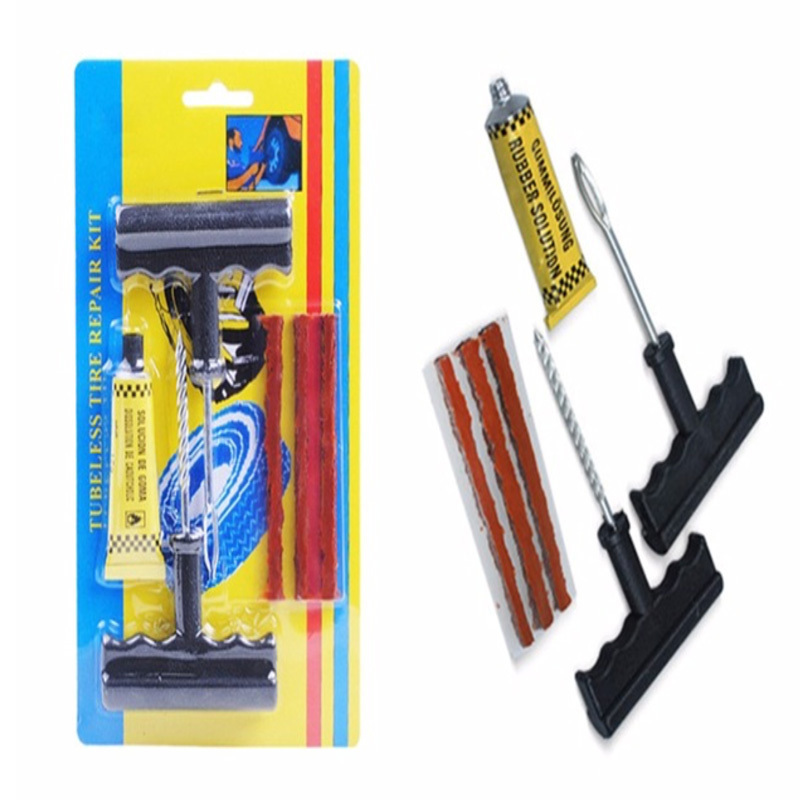 tubeless emergency tire repair tools universal puncture bike flat bicycle tire repair tools kits