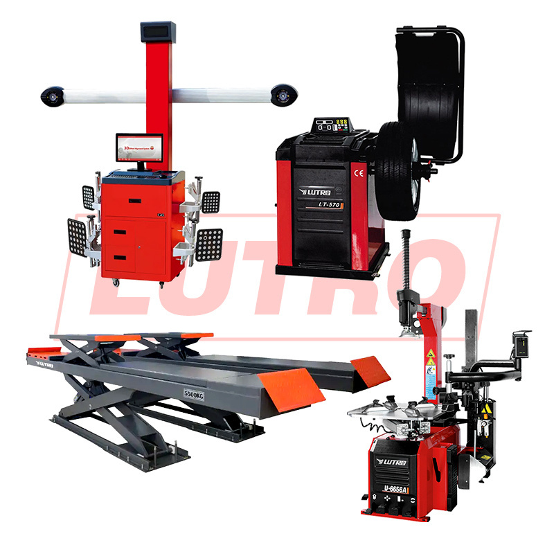 SHINELY Garage Equipment Equipment Tire Service Price Wheel Balancer 3d Car Wheel Alignment Car Lifter Tire Changer