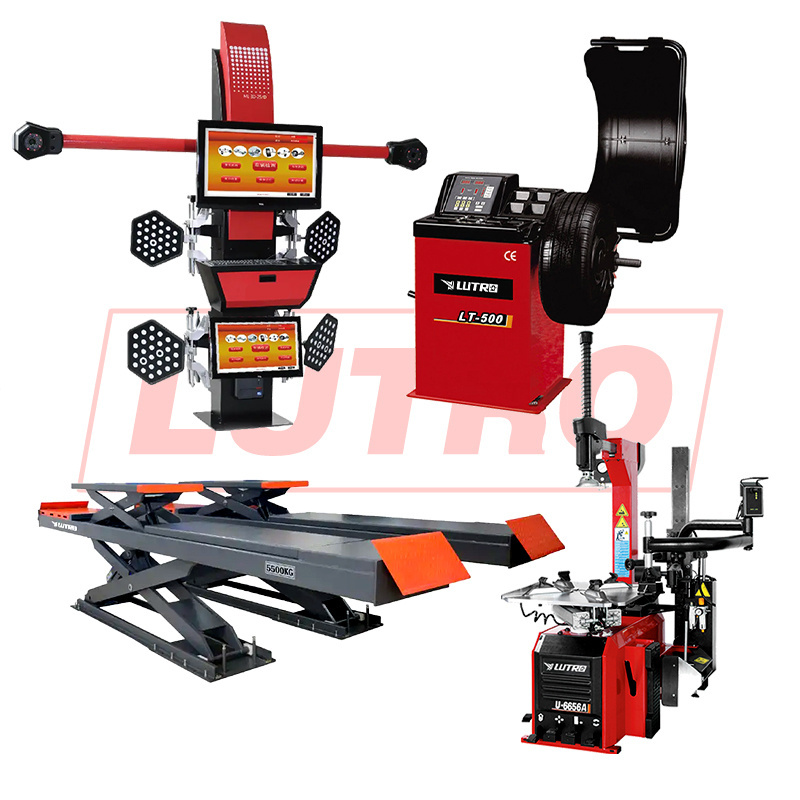 SHINELY CE Approve Auto Repair Garage Equipment  Tire Changer Machine Combo