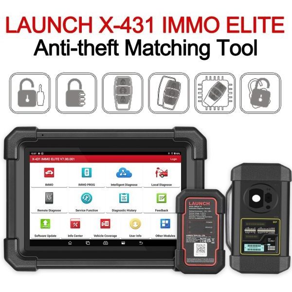 2023 Launch X431 IMMO ELITE Key Programming All Systems Bi-Directional Control Escaner Automotriz Profesional Diagnostic Scanner