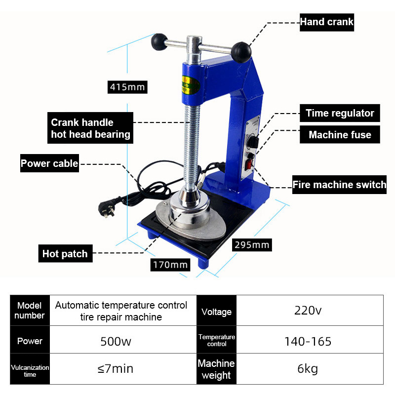 High Quality Tire Repair Vulcanizing Machine Tyre Repair Automatic Vulcanizer