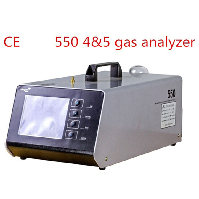 Portable Automotive Exhaust 5 Gas Analyzer 6GHz 2 port Car Engine Emissions Testing 5 Gas Portable Analyzer with Printer