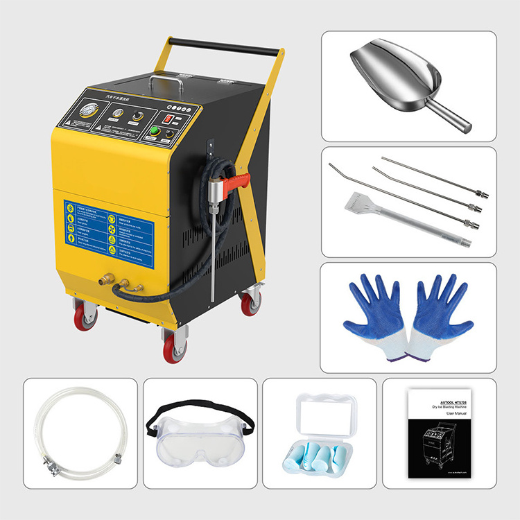 Car Dry Ice Blasting Cleaning Machine  Auto Dry Ice Cleaning Machine