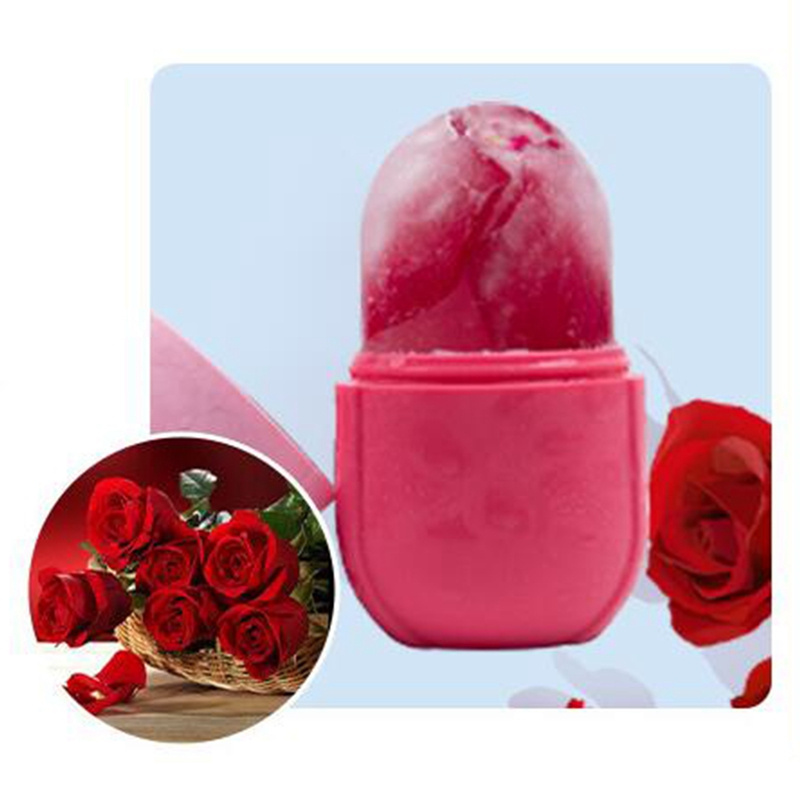 Factory price Beauty Skin Care Tools Ice Globes Roller Mold Gua Sha Face Massage Silicone Ice Cube Contour Ice Globes