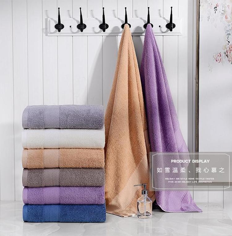 Wholesale White Custom Logo Large Luxury Soft 100% Cotton Bath Towel Set Bath Towel Bathroom Set bath towels